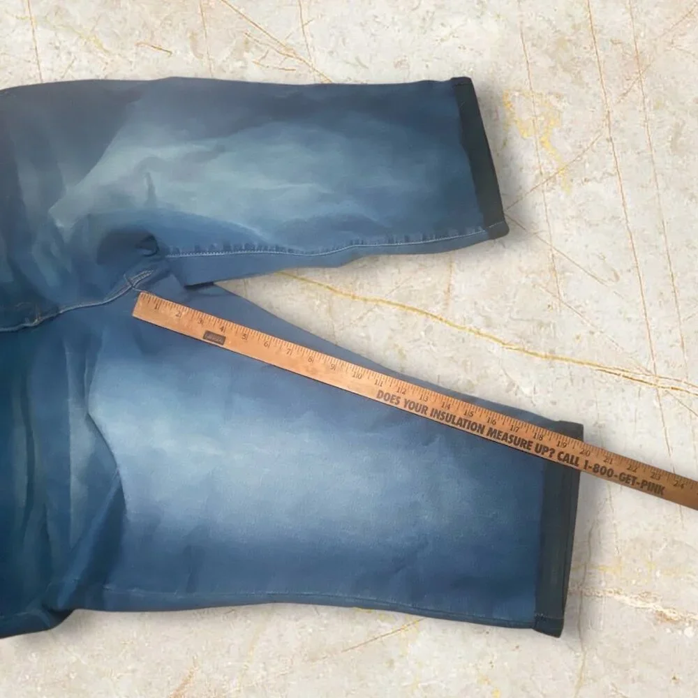 Womens Cropped Denim Capri Pants 24W Stretchy Casual Comfort‎ Y2k Summer
